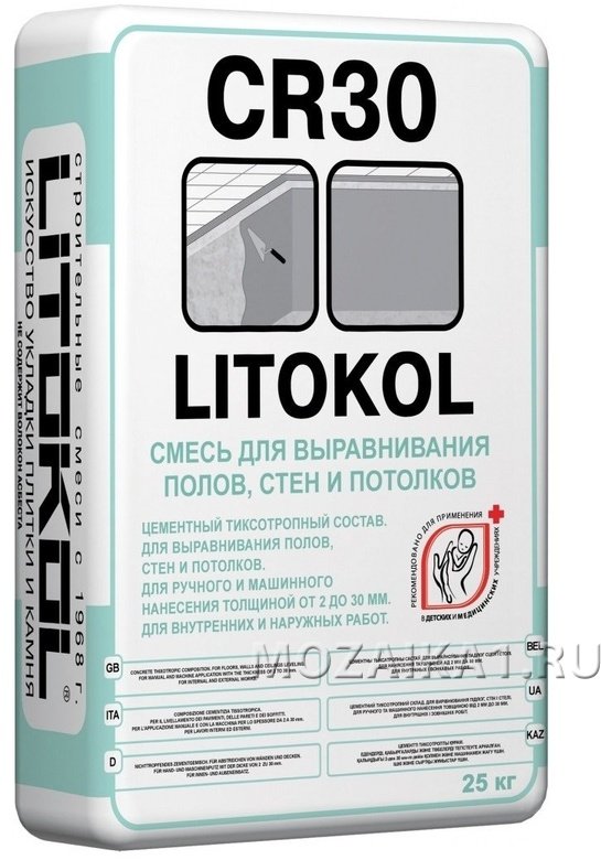 Ровнители для пола LITOKOL CR30