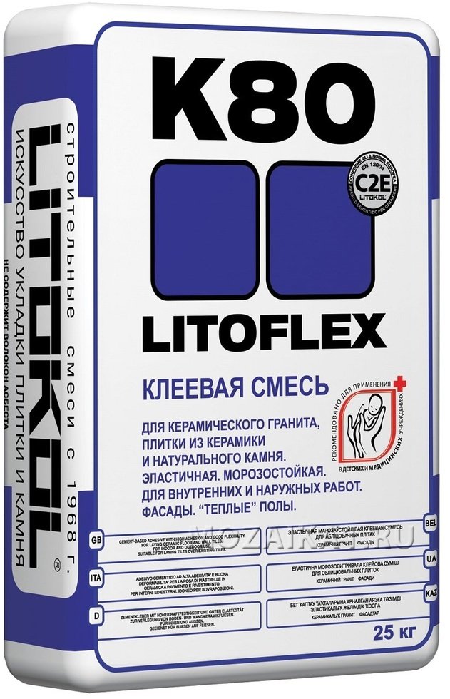 Клей LITOKOL LITOFLEX К80